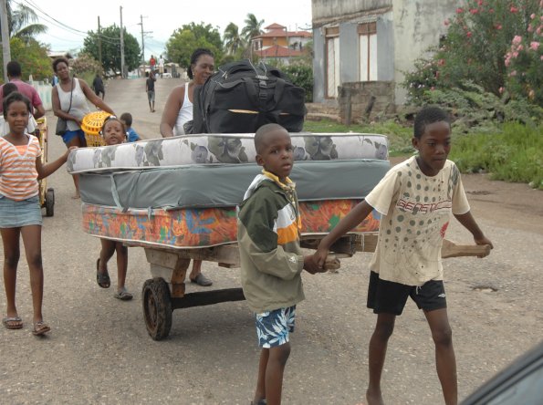 Ian Allen/Staff Photographer
Residents of Old Harbour Bay trying to move their furniture whatever way they can before the arrival of hurricane Gustav.