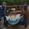 Ian Allen/Staff Photographer
Fishermen in Portland Cottage in Clarendon moving their boat to higher ground before the arrival of Hurricane Gustav.